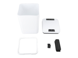 Lixeira automática touchless de 18L em plástico PP para casa, hotel ou escritório LAXISCREED