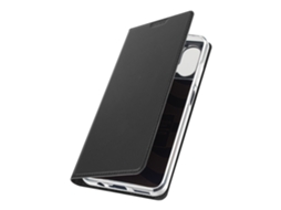 Capa Fólio Aba para Motorola Moto G34 DUX DUCIS Pele Preto