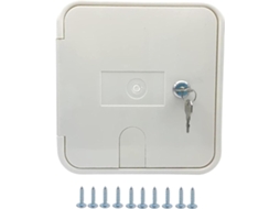 Tampa Elétrica, Porta De Acesso Para Cabos De Trailer/motorhome, Tampa Para Cabo De Alimentação, 10 Parafusos