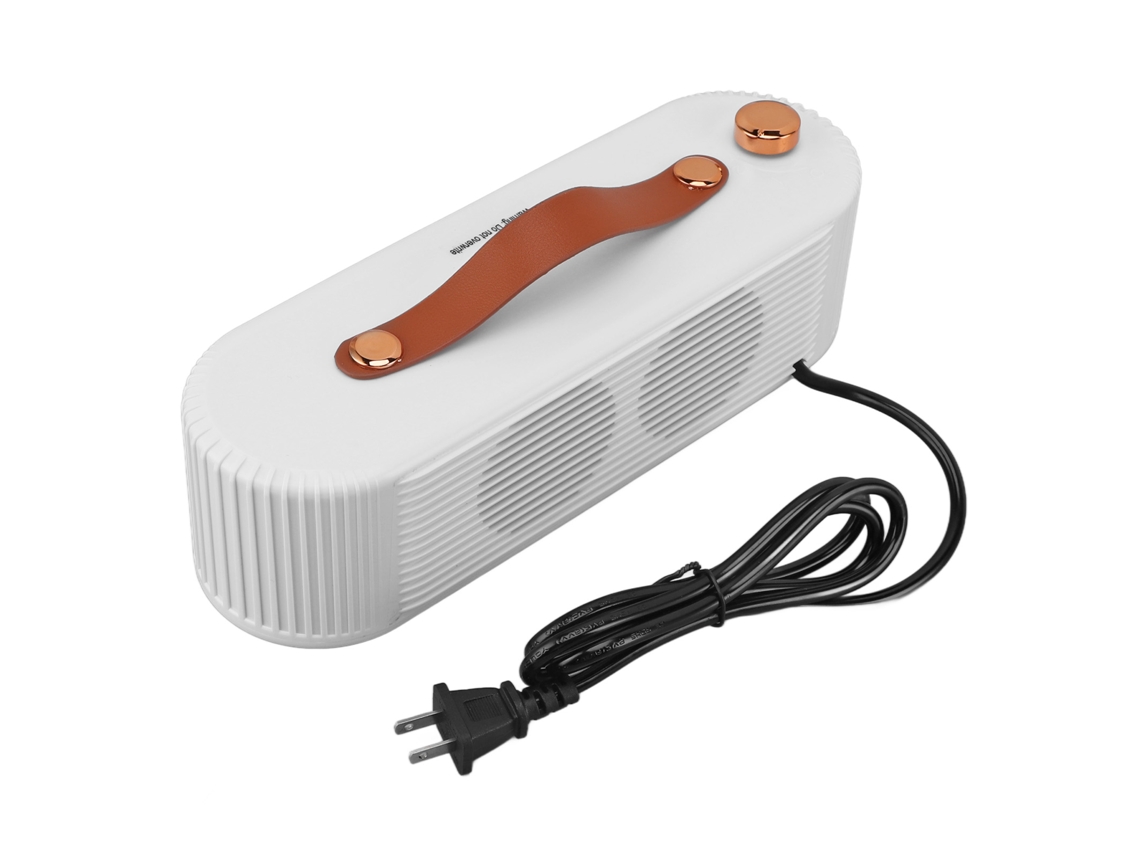 Aquecedor Portátil Laxiscreed De Mesa, 800w, Com Ajuste De Velocidade E Desligamento Automático Por Tombamento