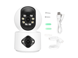 Câmera De Segurança Wifi Dual Lens 4mp Hd