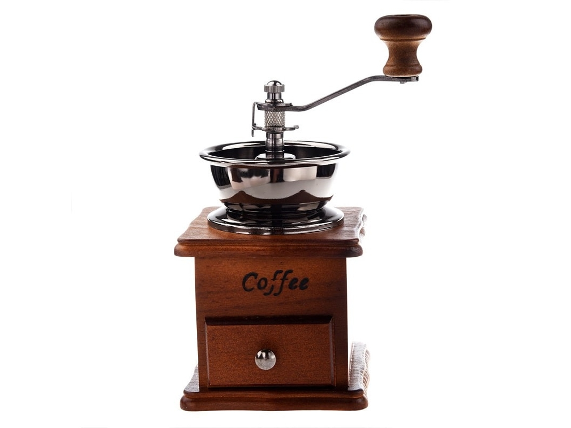 Moedor de café manual com ajuste de moagem para espresso, prensa francesa e café coado, ideal para casa, escritório e viagens.