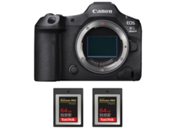 Eos R5 Mark Ii + 2 Sandisk 64gb Extreme Pro Cfexpress Type B + Ebook “20 Dicas para Fotos Que Impressionam” CANON