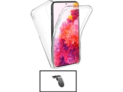 Kit Capa 3x1 Xiaomi Redmi Note 11 PHONECARE Transparente e Branco