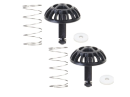 Kit Com 2 Tampões De Filtro Café Mola, Em Abs Texturizado, Para Máquinas Para Máquina De Café Com Design Reutilizável E Fácil Limpeza