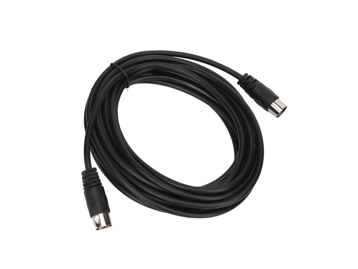 Cabo Din 8pin Macho Para Macho Flexível De Alta Precisão Adaptador De Sinal Som 5m