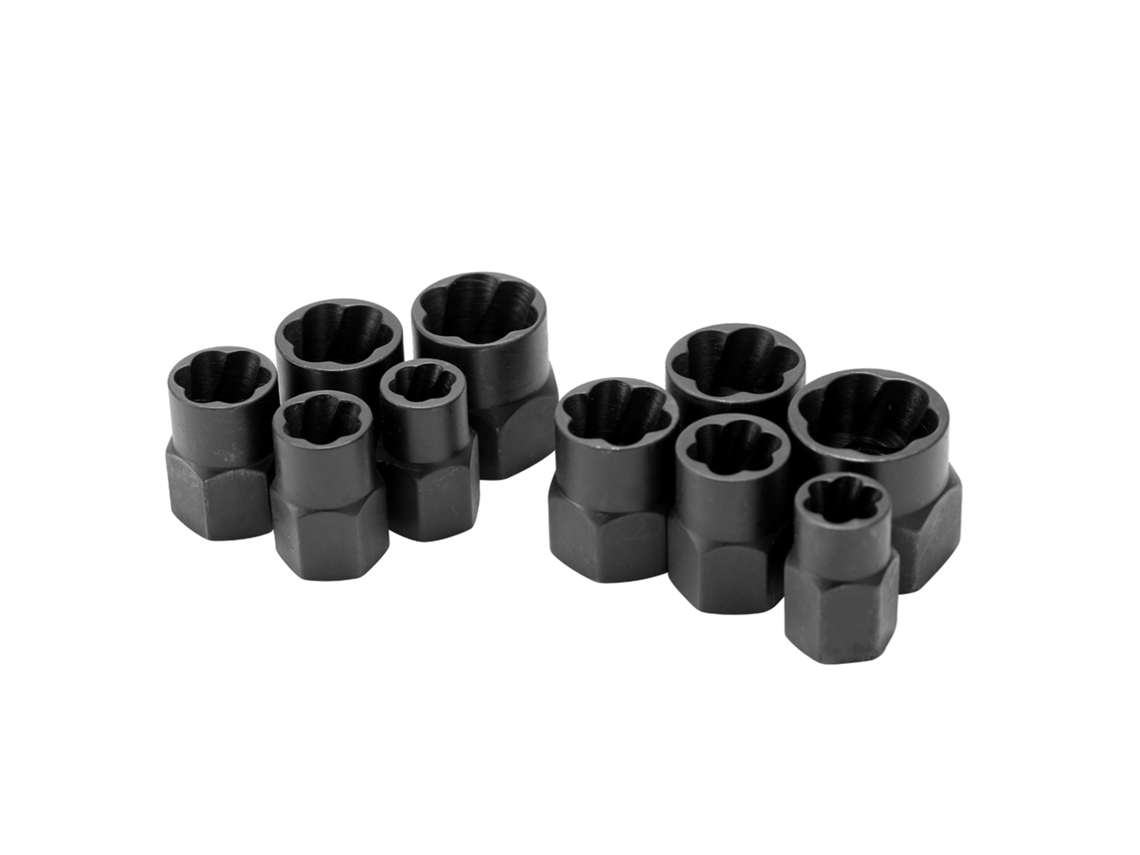 Kit De Ferramentas Para Remoção De Parafusos, Porcas E Parafusos Danificados 10pcs