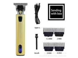 Máquina De Cortar Cabelo T9 Profissional, Barbeador Elétrico, Máquina De Cortar Cabelo Masculina Recarregável Via Usb, Aparador De Cabelo Para Ho
