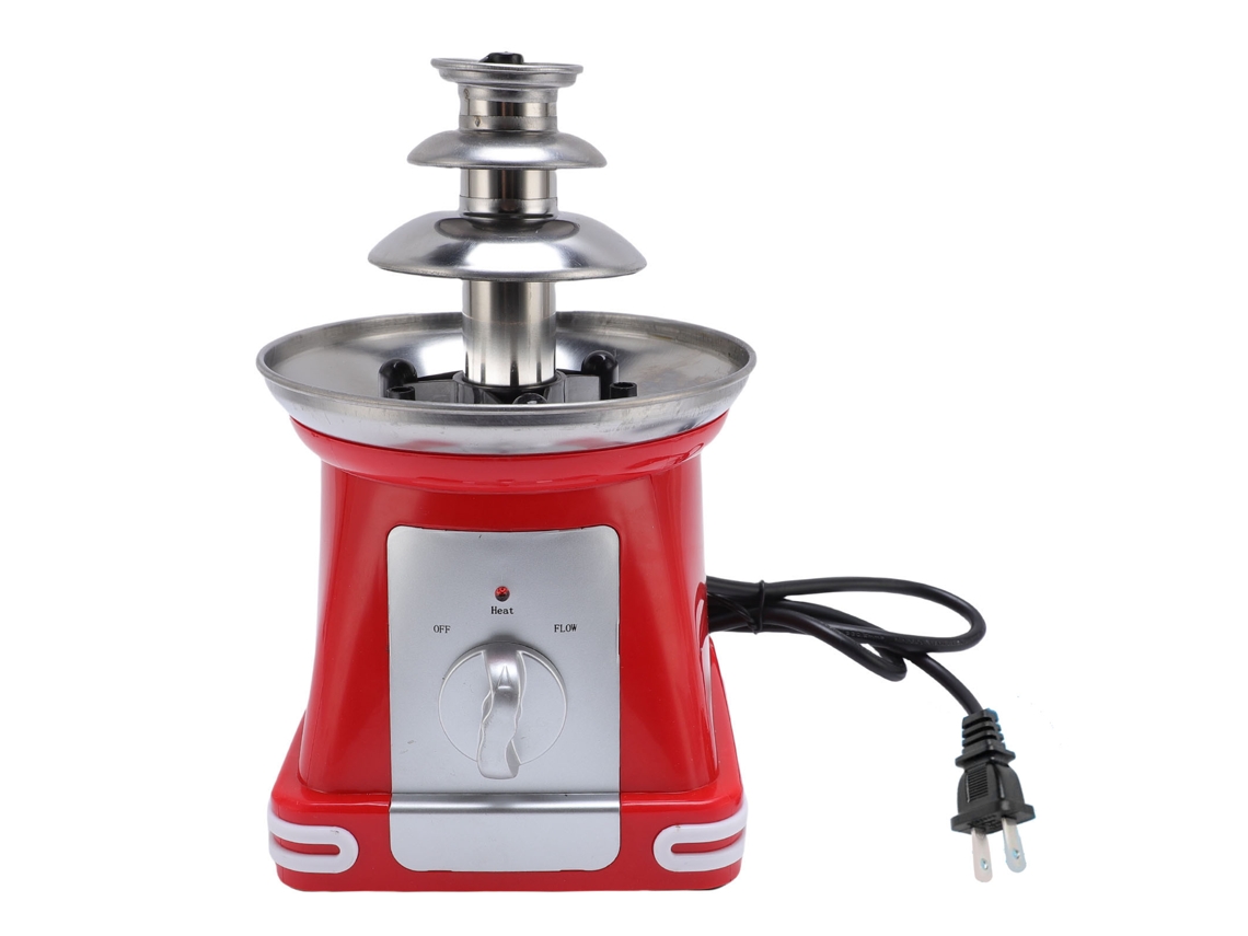 Laxiscreed Máquina De Fonte De Chocolate Doméstica 3 Níveis Para Fondue De Chocolate Em Casa