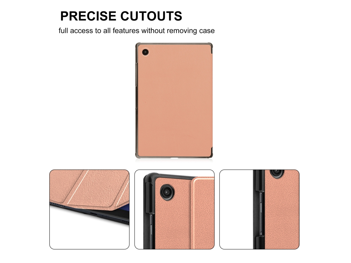 capa Protetora para Samsung Galaxy Tab A8 2021 10,5 Polegadas com Função Auto Sleep Wake e Suporte Triplo