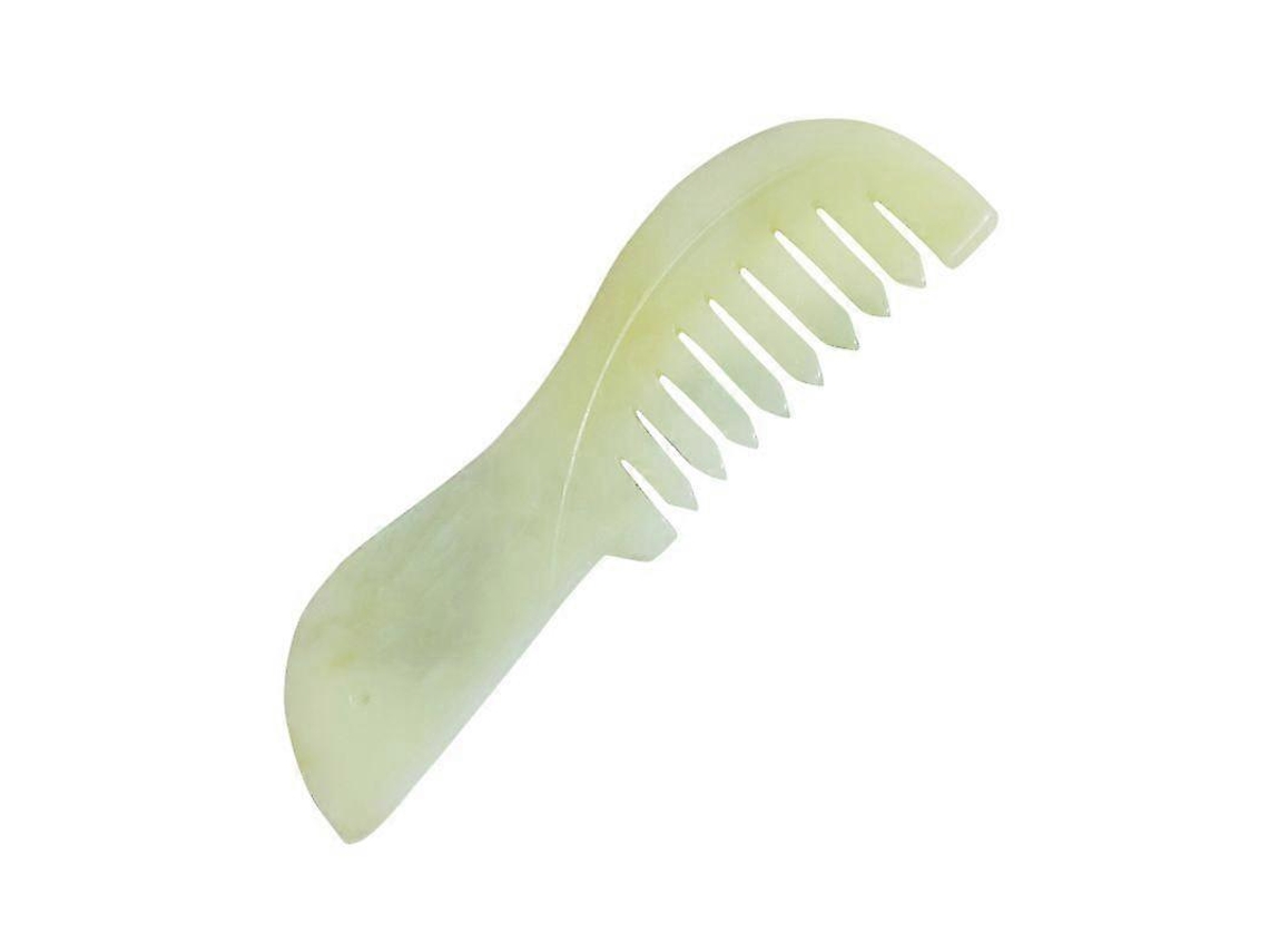 Pente De Jade Pente De Jade Natural Massagem Na Cabeça Penteado Saudável Cuidados Com Os Cabelos Meridianos Jinyubo Store