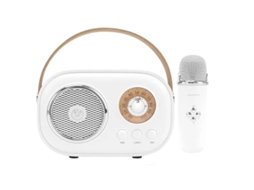 Mini Máquina De Karaokê Para Crianças Alto Falante Bluetooth Portátil Com 1 Microfone Sem Fio Brinquedos Para Presentes De Meninos E Menin Yizhood