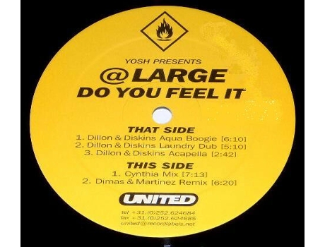 Vinil Do You Feel It Flammable