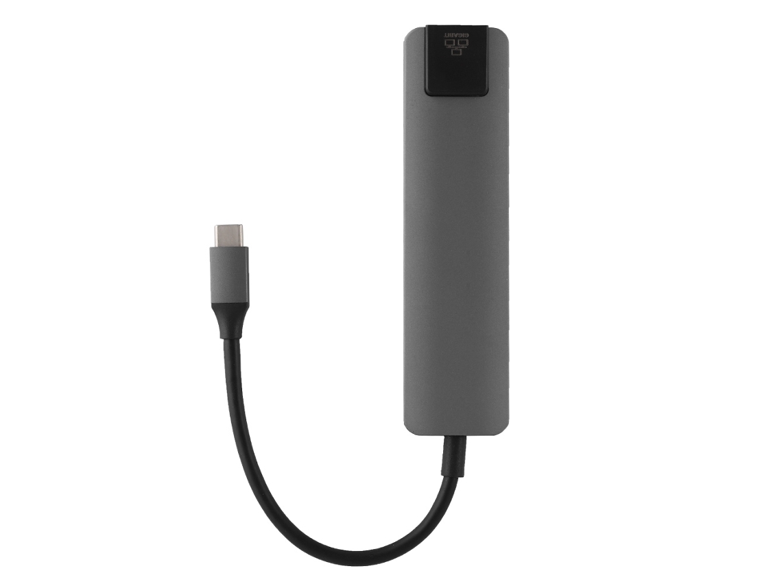 Conversor Multifuncional (conversão De Type-c Para Porta Ethernet Gigabit Hdmi)