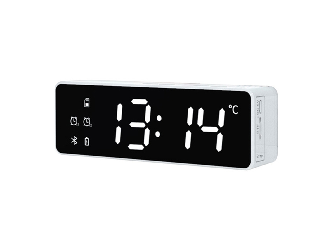 Caixa de Som Bluetooth LAXISCREED Relógio Alarme