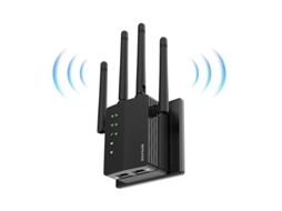 Amplificador De Sinal Extensor Wifi Com Banda Dupla 5 Ghz / 2,4 Ghz, Amplificador Wifi De Até 12.880 M². Pés E 105 Dispositivos, Amplificado Yizhood