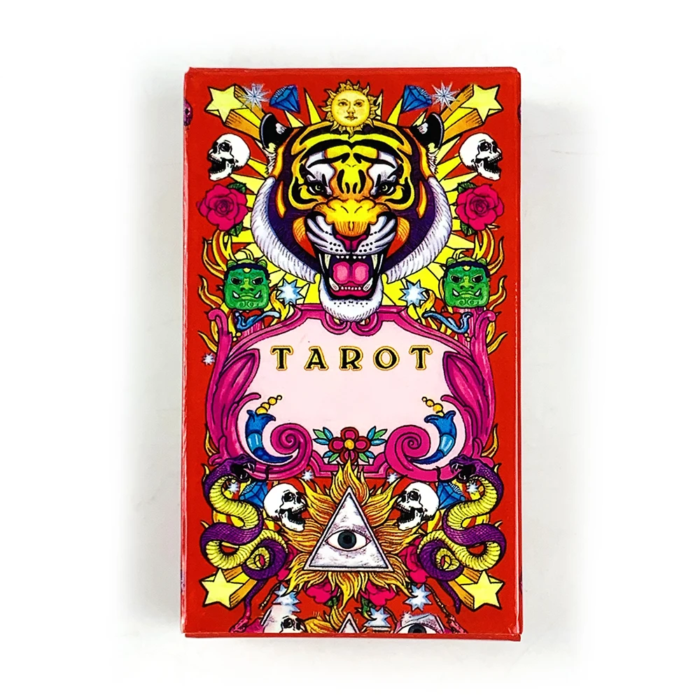 Novo Baralho de Tarô em Estilo Chinês, Versão em Inglês, Versão para Adivinhação, Adequado para Reuniões Familiares e Outras Ocasiões. MDUG