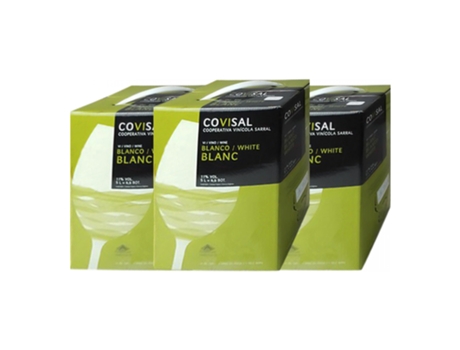 Vinho branco SARRAL Blanc Jovem Bag in Box (5 L - 3 Unidades)