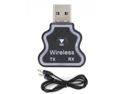 Adaptador Bluetooth 5.0 CHABERLU com Luz Ambiente e Usb, Transmissor e Receptor de Áudio