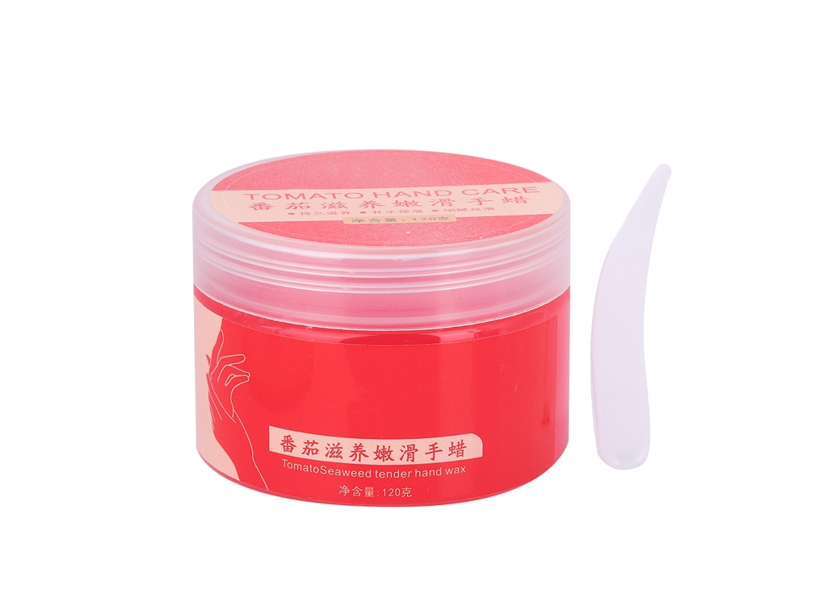 Máscara De Cera Para Mãos 120g Com Tomate E Leite Remoção De Cutículas, Brancamento E Hidratação Vante