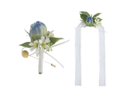 Corsage de Pulso e Bouquet com Caixa de Doces LAXISCREED para Ocasiões Especiais