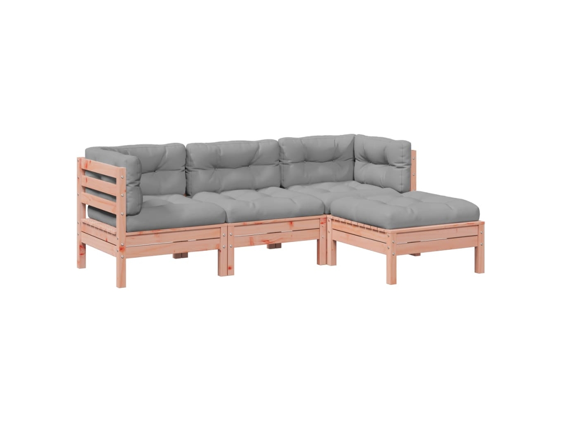 Garden Sofa Set, Garden Sofa Sets Vidaxl Marrom Madeira De Douglas (n/a)