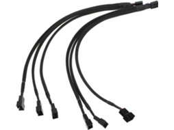 Cabo Divisor De Ventoinha Pwm De 2 Peças Cabo Divisor De Ventoinha Pwm De 2 Peças, Adaptador De Refrigeração Para Ventoinhas De Pc E Ex Gokoco
