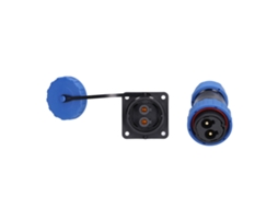 Conector À Prova D'água Quadrado Com 4 Furos, Ip68, Tomada De Energia Para Aviação, 250 V, 45 A, Cabos E Fios, Pino Lp282