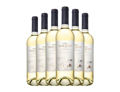 Vinho branco FÉLIX SOLÍS Viña San Juan Blanco La Mancha (0.75 L - 6 Unidades)