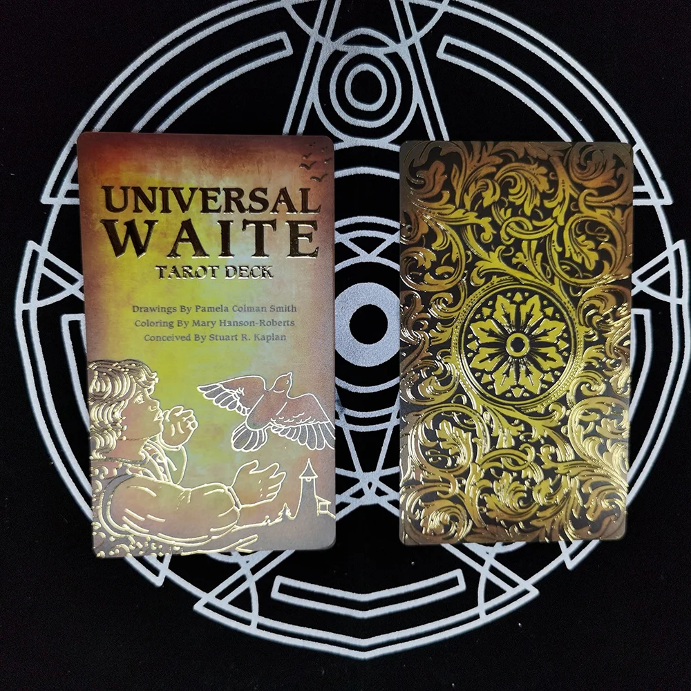Conjunto De Cartas De Tarô, Jogo De Tabuleiro, 12*7cm, Presente Sofisticado À Prova D'água