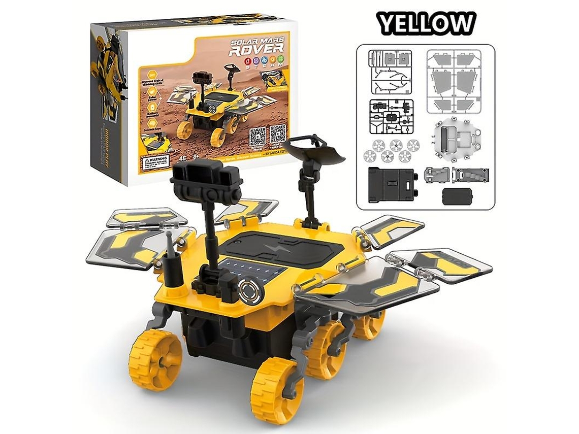 Modelo De Carro Movido A Energia Solar Para Marte, Experimento Cientfico E Educacional Stem, Brinquedo Eltrico Para Crianas Slowmoose