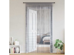 Vidaxl Cortinas De Fios 2 Pcs 140x250 Cm Cinzento-claro