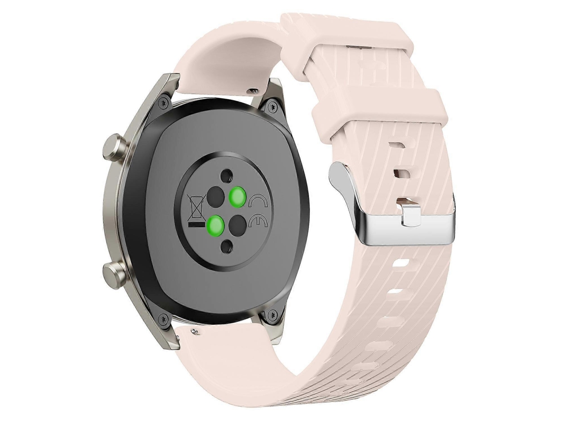Pulseira De Silicone Sarjada Para Relógio, 20 Mm