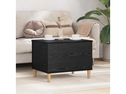 Vidaxl Armário De Cabeceira Carvalho Preto 60 X 44,5 X 45 Cm