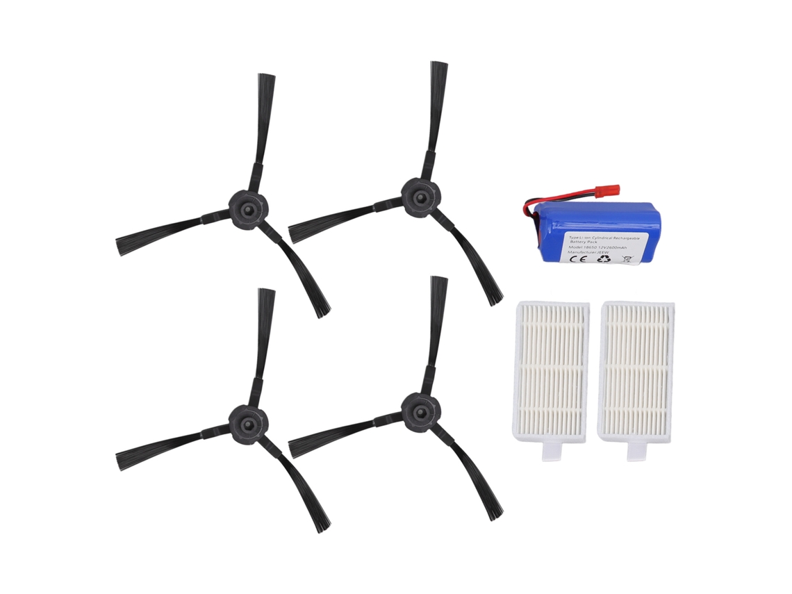 Bateria 18650 2600mah pincel lateral filtro para aspirador ILIFE Cen250