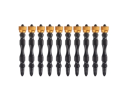 10pcs Bits Parafusadeira Magnética Colar Ph2 Cruzada Vira-parafusos Com Punho Hexagonal 1/4 Polegada