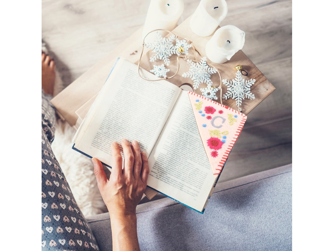 Marcadores De Livro Bordados E Feitos À Mão