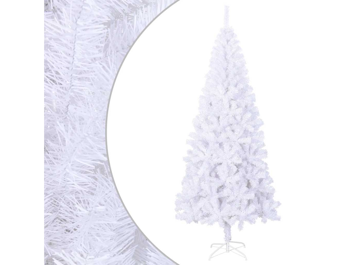 Vidaxl Árvore De Natal Artificial L, 240 Cm, Branca