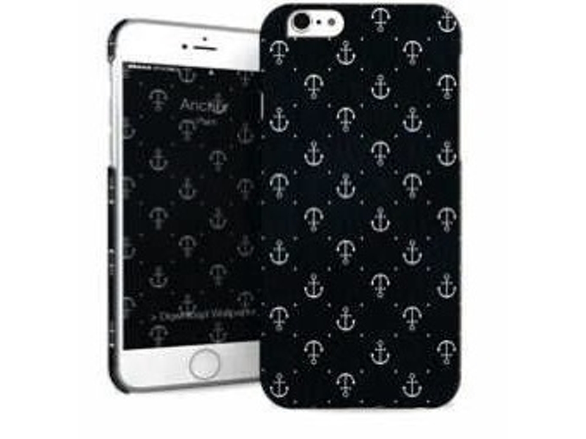 Capa iPhone 6, 6s, 7, 8 I-PAINT Hard Anchor (Preto)