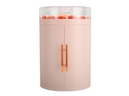 Organizador De Joyas Com 5 Camadas, Armário Mini De Capacidade Grande, Portátil, Para Joyas, Unhas E Cosméticos Rosa