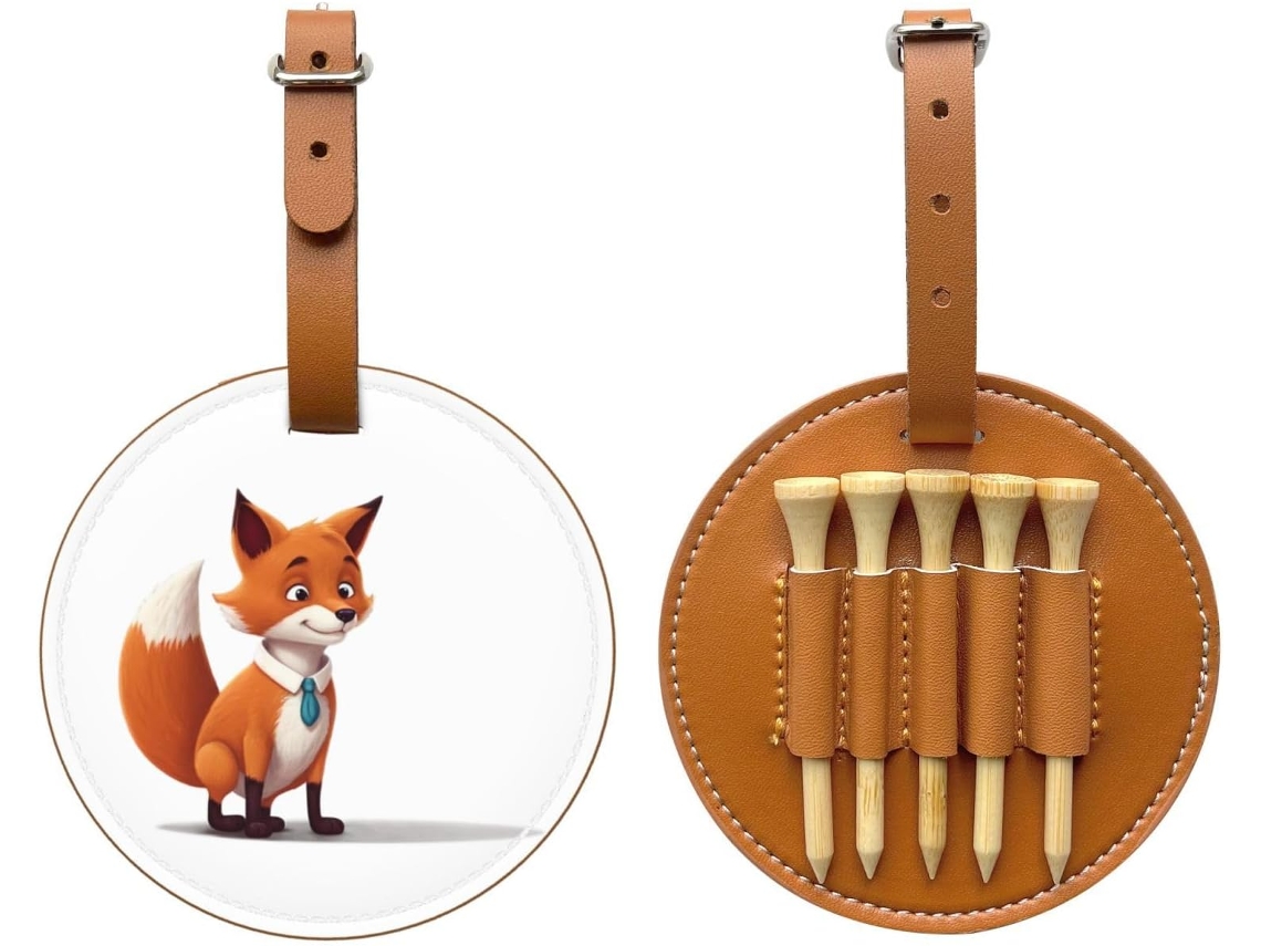 Bolsa para Tees de Golfe Clever Fox, preta | S/MARCA