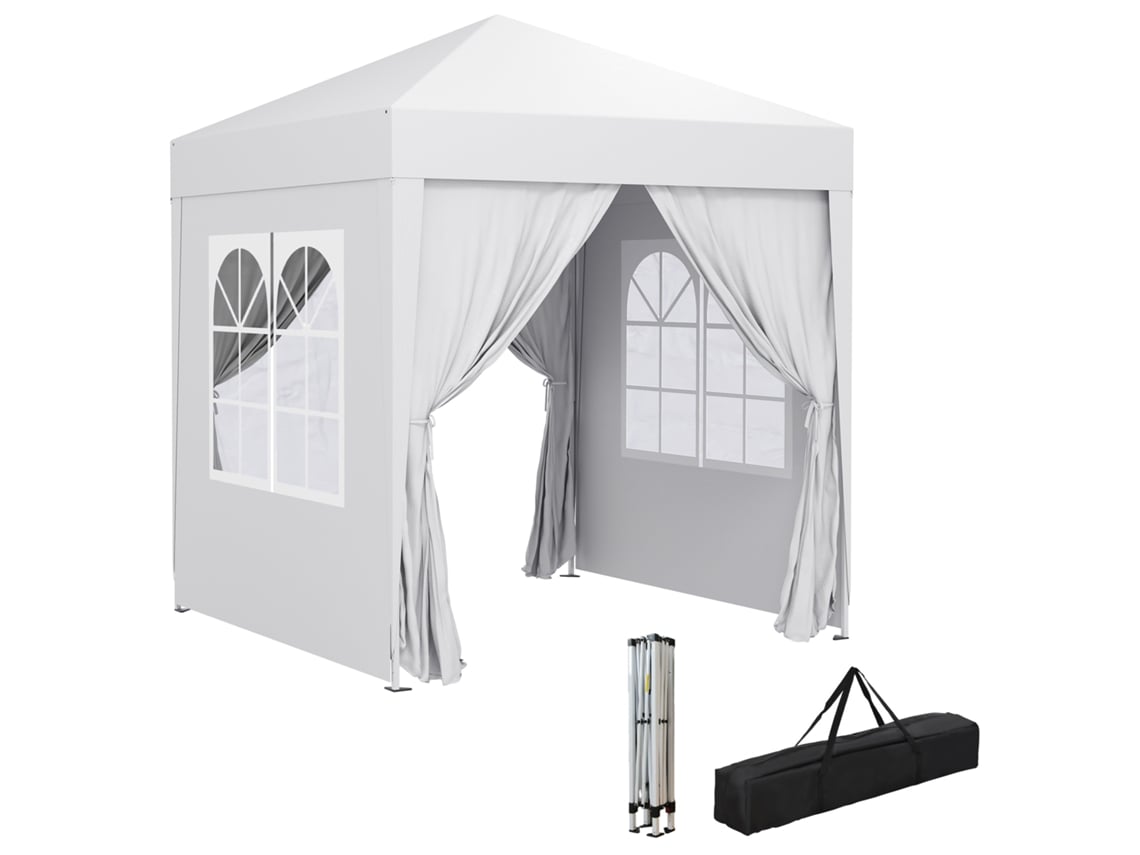 Guardador De Jardim Externo Altura Retrátil Ajustável Proteção Uv 2 X 2 M Fk