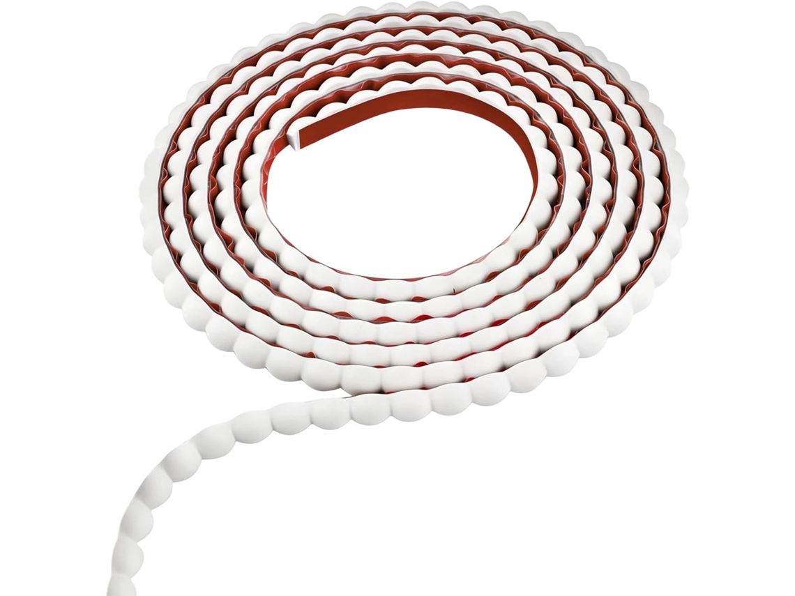 Acabamento De Borda Parede Flexível Em Pvc Com Autoadesivo, Fácil De Remover E Colar Ideal Para Decoração Interiores