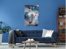 Quadro ARTGEIST Plant in Blues (1 Part) Vertical (80x120)