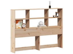 Cabeceira VIDAXL Marrom Madeira (140 cm)