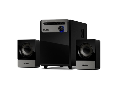 Conjunto de colunas Ms 110 10 W Preto 2.1 canais Sven