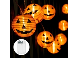 Luzes Decorativas De Lanternas De Abóbora Para Festas Em Fio