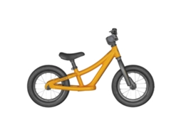Bicicleta Roxter Walker 12´´ 2022 Laranja Rapazscott Bikes