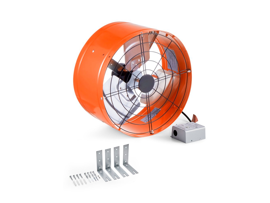 Ventilador De Sótão E Oficina 1650cfm Com Termóstato Ajustável Tekmaquinas