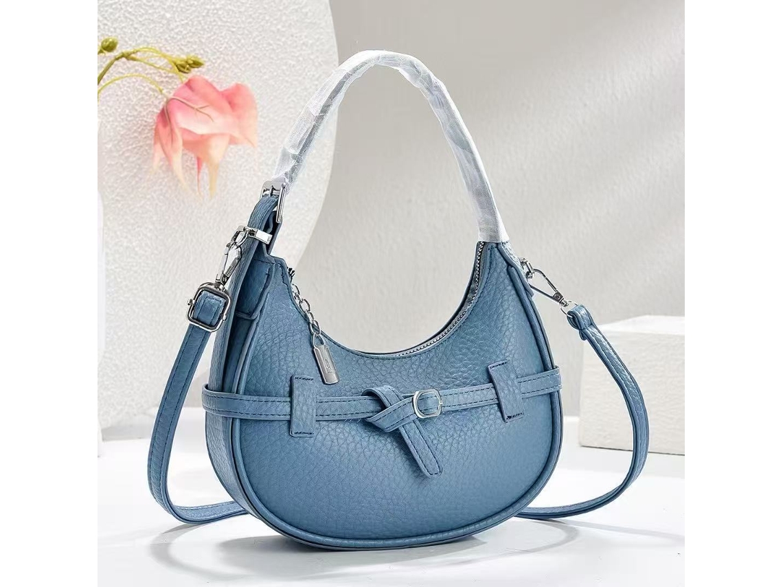 Mala De Ombro De Mulher Bolsa Elegante Para Usar Debaixo Do Braço (azul) Cuich